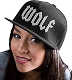 Morefaz Gorra de béisbol casual con cierre a presión ajustable LA Wolf MFAZ Ltd, Lobo, Talla...