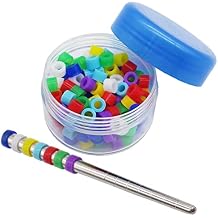 FOIBURELY 90 pcs Bird Ring Leg Bands for Canary Gouldian Zebra Finch Society Bird Foot Ring With 1 Installer Diameter 3mm