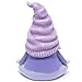 Hodao Zen Lavender Meditation Gnome Figurine - Yoga Inspired Home Decor for Relaxation & Serene Living Spaces Spring Yoga Lavender Gnome Decorations Calming Gifts for Women, and Mom