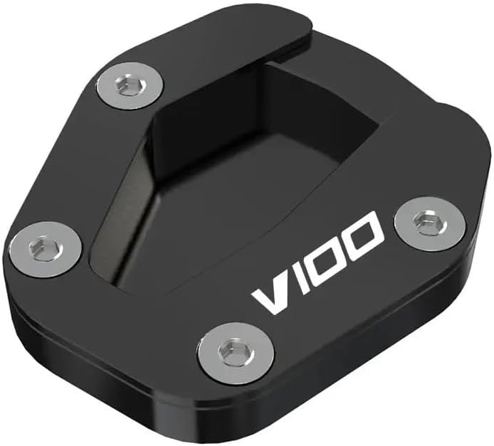 Motorcycle Foot Plate Pad Motorcycle Kickstand Enlarger Pad Foot Side Extension Support Plate Bike Stands