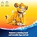 LEGO Disney Simba The Lion King Cub Building Toy - Collectible Play & Display Set - 6 Year Old Girl & Boy Birthday Gift - Detailed Model of Disney Simba - 43243