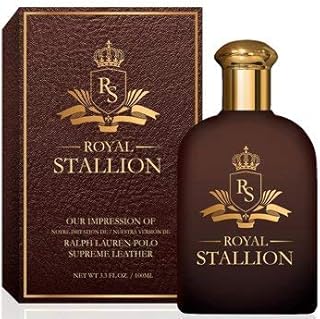 ROYAL STALLION Eau de Parfum for Men - 3.4 Fl Oz - Noters: Nutmeg, Saffron, Cardamon, Leather