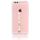 iPhone 7 Plus 5.5 Inch Case,Sunroyal Funny Cute Bunny Rabbit Pyramid Assembly Line Ultra Slim Anti-scratch Dustproof Adorable Cartoon Slim Transparent TPU Soft Silicone Back Case Cover Shell