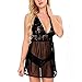 SEDEX Lencería Mujer Erótica Ropa Interior Camisón Bodysuit Esposas de Encaje Restringidas...