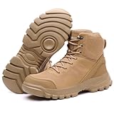 Micoklinlin Steel Toe Shoes for Men Women Fashion Work Safety Boots Lightweight Non-slip Wear-resistant Hiking Sneakers Smash and Puncture Resistant Walking Shoes