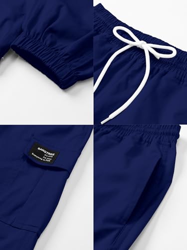 Image of SANGTREE Girls & Womens Drawstring Cargo Jogger Pants,3 Years - Women 3XL