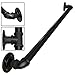 Produktbild GTCG 1 Ft-20ft Handlauf - Komplett-Set.High Strength Industrieschmiedeeisen Treppengeländer, Profi Matt Black Pipe Handpoliert Anti-Rutsch-Reling (Size : 11ft)