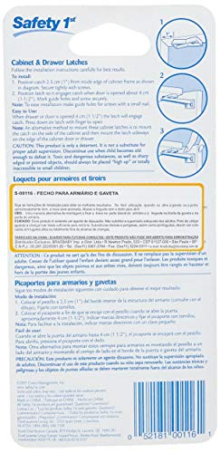 Fecho para Armário e Gaveta, Safety 1st, Branco, 4 Peças