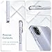 Anoowkoa Designed for Samsung Galaxy A07 Case: Anti Yellowing Clear Phone Case & 2 Pack Tempered Glass Screen Protector.9H Hardness [Military Grade Protection] Support Fingerprint Unlocking