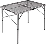 Garantía de calidad: REDCAMP ofrece una garantía limitada del fabricante de 365 días. Si hay algo que va mal con nuestra mesa de parrilla, no dudes en ponerte en contacto con nosotros inmediatamente. Responderemos en 24 horas y proporcionaremos un buen servicio al cliente.
