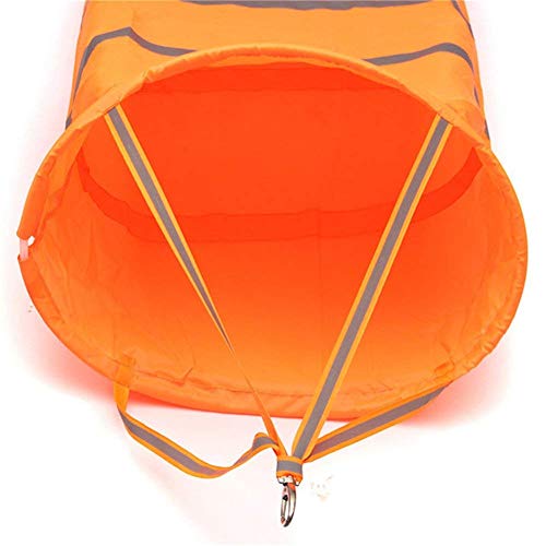 Originalidad 60 Inches Airport Windsock Rip-Stop Outdoor Rainbow Wind Measurement Sock Bag with Reflective Belt - Thumbnail 5