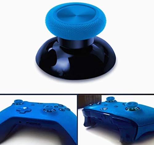 DevineCustomz® 2x Limited Edition Blue 2 Colour PS4 Xbox One Elite One S ThumbStick Latest Version Replacement Controller Analogue Repair Thumb Sticks