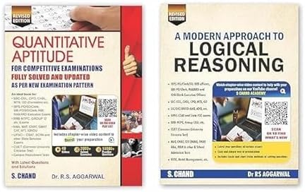 RS AGGARWAL 2025-26 EDITION Quantitative Aptitude & Logical Reasoning COMBO SET