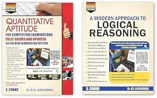 RS Aggarwal Quantitative Aptitude & Logical Reasoning Combo 2025‑26