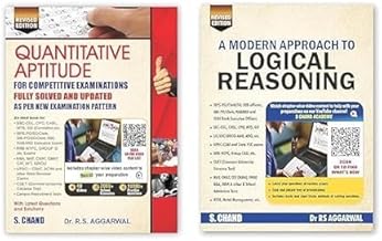 RS AGGARWAL 2025-26 EDITION Quantitative Aptitude & Logical Reasoning COMBO SET