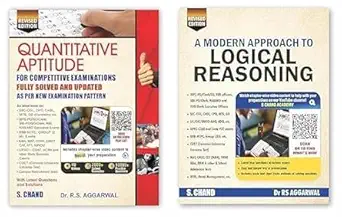 RS AGGARWAL 2025-26 EDITION Quantitative Aptitude & Logical Reasoning COMBO SET