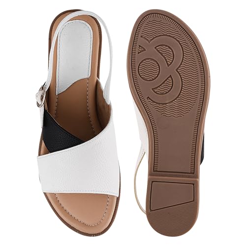Image of SilverArrow womens Velisse Wedge Slides Sandals Open Toe Comfort Slip On Casual Daily Wear Flats