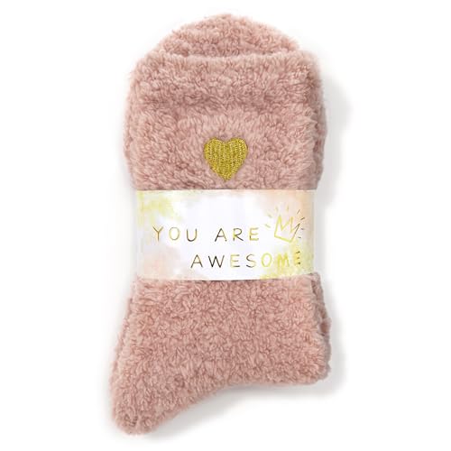 Image of American Trends Fuzzy Socks for Women in Gift Box, Ultra-Soft Cloud Sleep Socks Gifts for Women, Ready to Gift