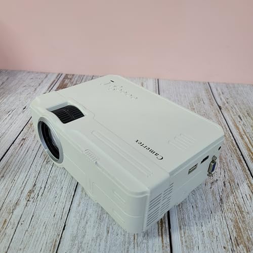 Camertex Picture projectors Portable Picture Projector, 1080P Full HD, 10000 Lumen, 4K Resolution, 6000mAh Battery, Outdoor & Home Use