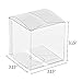 Lucky Monet 25/50/106 Packs Clear Gift Boxes, Clear PET Plastic Boxes Transparent Packing Box Favor Square Boxes for Thanksgiving, Christmas, Wedding, Party, Birthday, Candy, Coffee & Tea, Jewelry