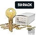 SUMMIT DOORWARE Y11 Key Blanks in Premium Brass | Uncut Blank Keys for Home and Professional Use | Pack of 50 Blank Keys
