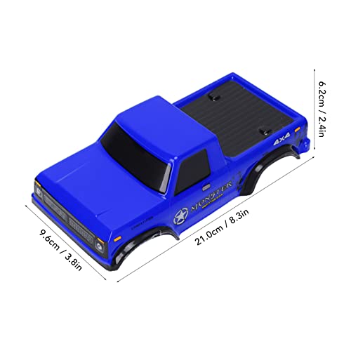 Lbec Rc Car Body, Easy Installation Pe Material Lifelike Cool Rc Body Shells For 1:24 Tracked Vehicle (Blue) #TOP5