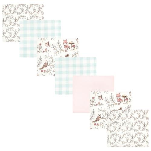 Image of Luvable Friends Little Treasure Flannel Receiving Blankets 7pk