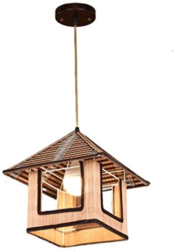 Corde de chanvre pour lustre vintage et plafonnier bambou de bar