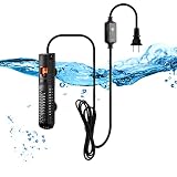 AIWEK Aquarium Heater 50W 100W 300W 500W Upgraded Fish Tank Heater with Leaving Water Automatically