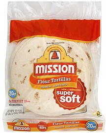 Mission, Flour Tortillas, Medium, 20 Count, 35oz Bag (Pack of 3)