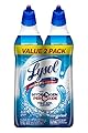Lysol Toilet Bowl Cleaner Gel, for Cleaning and Disinfecting, Bleach Free, Ocean Fresh Scent, 24oz (Pack of 2)