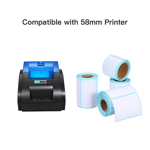 Papel de Etiqueta, Romacci Adesivo de etiqueta térmica 10 rolos à prova d'água à prova de óleo à pr