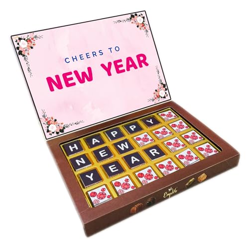 Image of Expelite Mery Christams And New Year Chocolate Gift For Friend - 24 PC Happy Near Year Gift for Employees