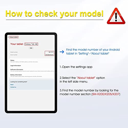 Sparin 2 Pack Screen Protector For Galaxy Tab A8 10.5 Inch 2022, Tempered Glass With Alignment Tool For Samsung Sm-X200/X205/X207 #TOP2