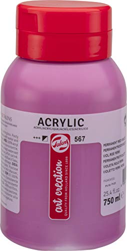 Peinture Acrylique en pot violet rougeâtre 750ml - Royal Talens