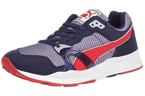 PUMA PUMA Men's Trinomic XT 1 Plus, Peacoat-HIGH Risk RED US 10.5