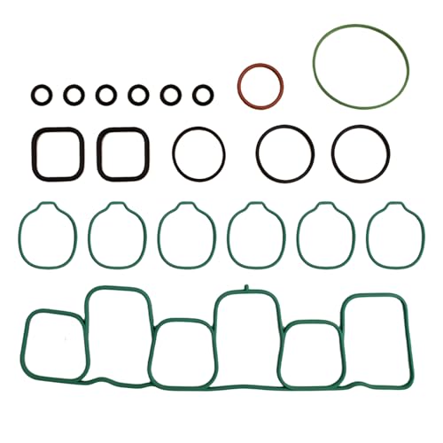 Image of Engine Intake Manifold Gasket Kit - Fits for Ford Edge /Explorer / F150 / Police /Mustang /Flex /Taurus / Transit150 / 250 /350, Lincoln MKS /MKT /MKZ /MKX 2011-2020, Reaplce MS97118-1, MS971181