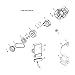 Polaris Snowmobile Waterpump Belt Kit, Genuine OEM Part 2201821, Qty 1