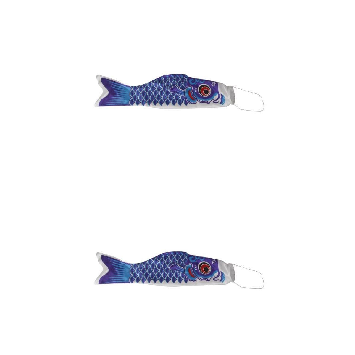bnf® 2pcs various japanese windsock carp koi nobori sailfish 55cm 70cm bluewindmills wind spinners garden d cor yard garden outdoor living home