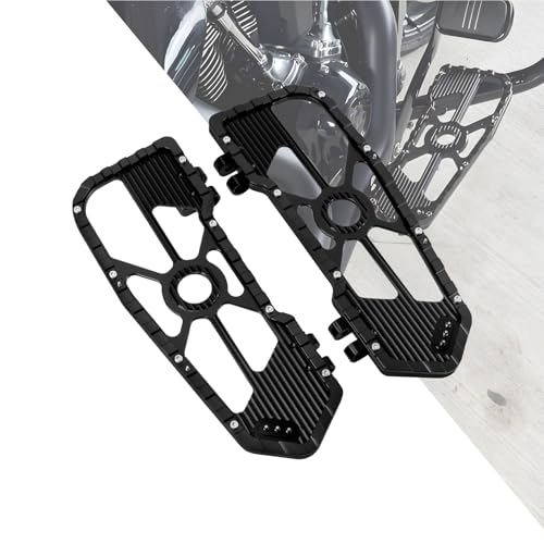 Repose-pieds de moto larges compatibles Road King Softail Street Glide