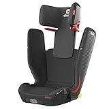 Diono Monterey 5iST FixSafe Rigid Latch High Back Booster Car Seat with Expandable Height and Width, Compact Fold to Full Size Booster, Foldable, Portable Booster for Go-Anywhere Travel, Gray Slate