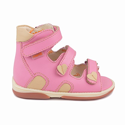 Memo Atena High-Top Ankle Support Orthopedic Corrective Afo Sandal, Pink, 29 (12 M Us Little Kid) #TOP4