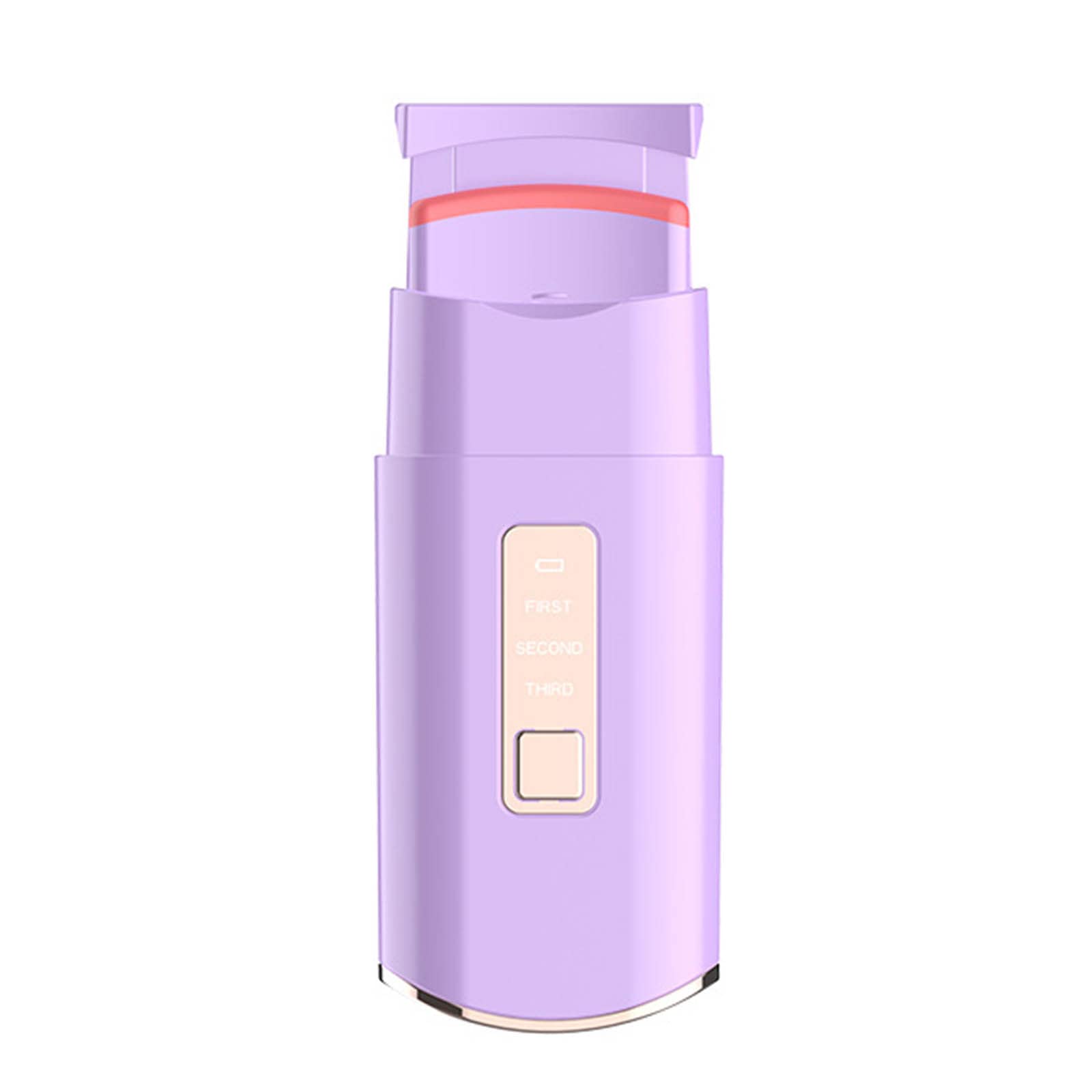Podgrzewana zalotka do rzęs Elektryczna lokówka do rzęs dla kobiet, silikonowe podkładki grzewcze, do wielokrotnego ładowania, USB, długotrwałe rzęsy z osłoną przeciwpyłową (110 x 40 x 20 mm, niebieska)