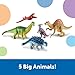 Learning Resources Jumbo Dinosaurs Expanded Set - Toddler Montessori Toys, Stacking Shape, Gifts For Boys And Girls, Sorting And Matching Skill Activities