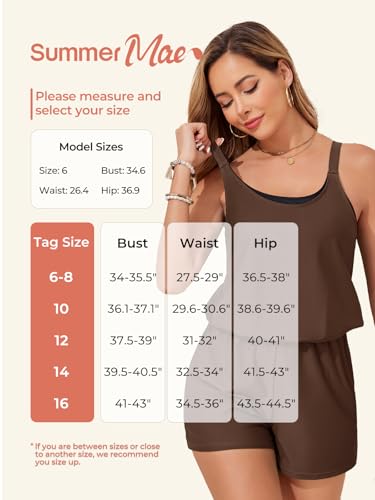 Summer Mae Swim Romper Women One Piece Swimsuits Modest Bathing Suit 2025 Boyleg with Pockets Swimming Suit Swimwear3