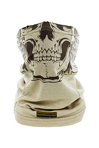 BENCHMARK FR Skully Flame Resistant Face Mask Neck Gaiter, One Size, Beige