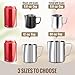 HULISEN 6.8oz/200ml Milk Pitcher, Stainless Steel Espresso Latte Steaming Frothing Pitcher, Coffee Milk Frother Maker, Pour Cup