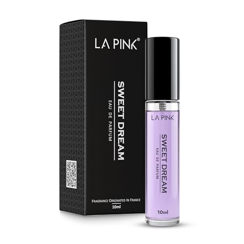 Image of LA PINK Sweet Dream EDP Perfume for Woman & Man | Vanilla, White Floral & Citrus Notes | Long Lasting Unisex Luxury Fragrance for Men & Women | 10ml