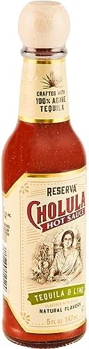 Cholula Tequila & Lime Reserva Hot Sauce (Crafted with 100% Agave Tequila), 5 fl oz