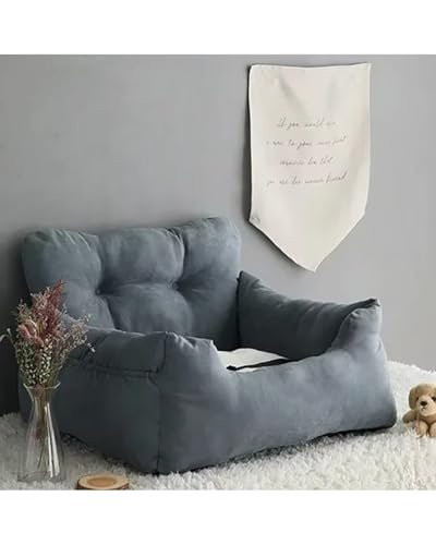 �ԗp���p�V�[�g ���p�J�[�V�[�g ���S�x���g�t�� �l�G���j�o�[�T�� �y�b�g �I�[�X�^�[�̑��N�b�V���� �􂦂錢�L�\�t�@�Q�� ���s�}�b�g���X(Square Dark grey,M)